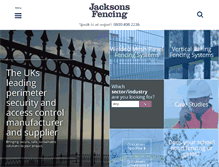 Tablet Screenshot of jacksons-security.co.uk